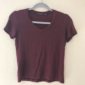 Brandy Melville Burgundy top